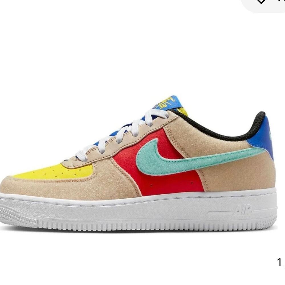 Nike Air Force 1 Low Multi-Color Velcro (GS)